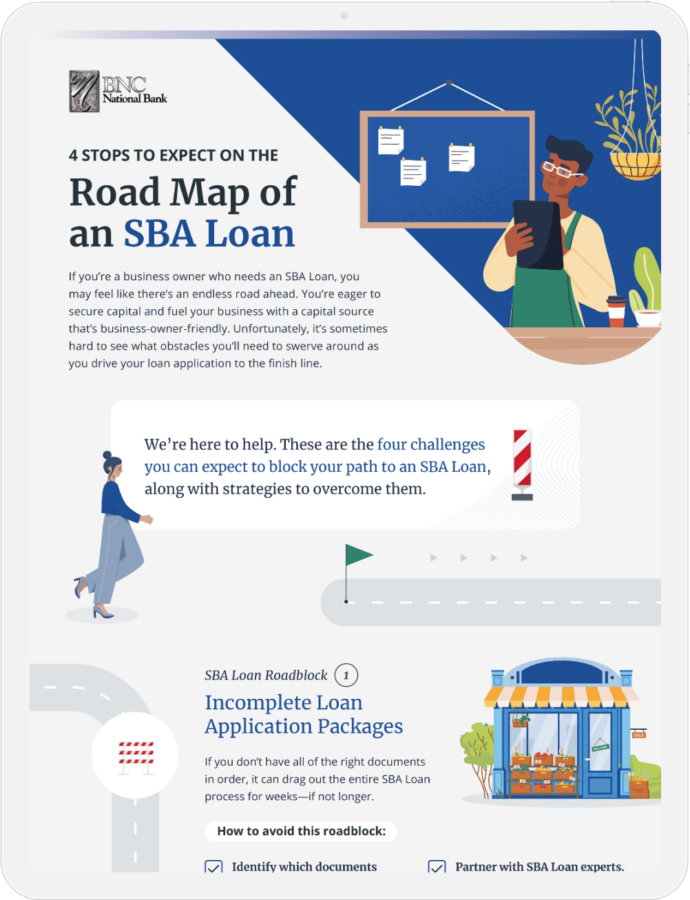 SmartBug Work Portfolio - BNC National Bank digital designs