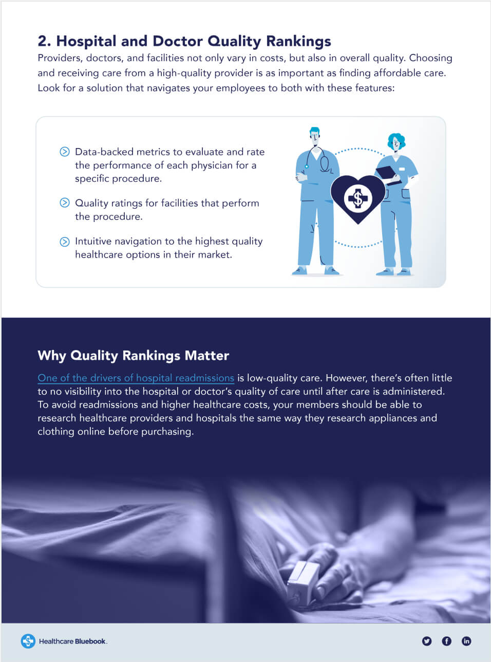 SmartBug Work Portfolio - Healthcare Bluebook digital designs