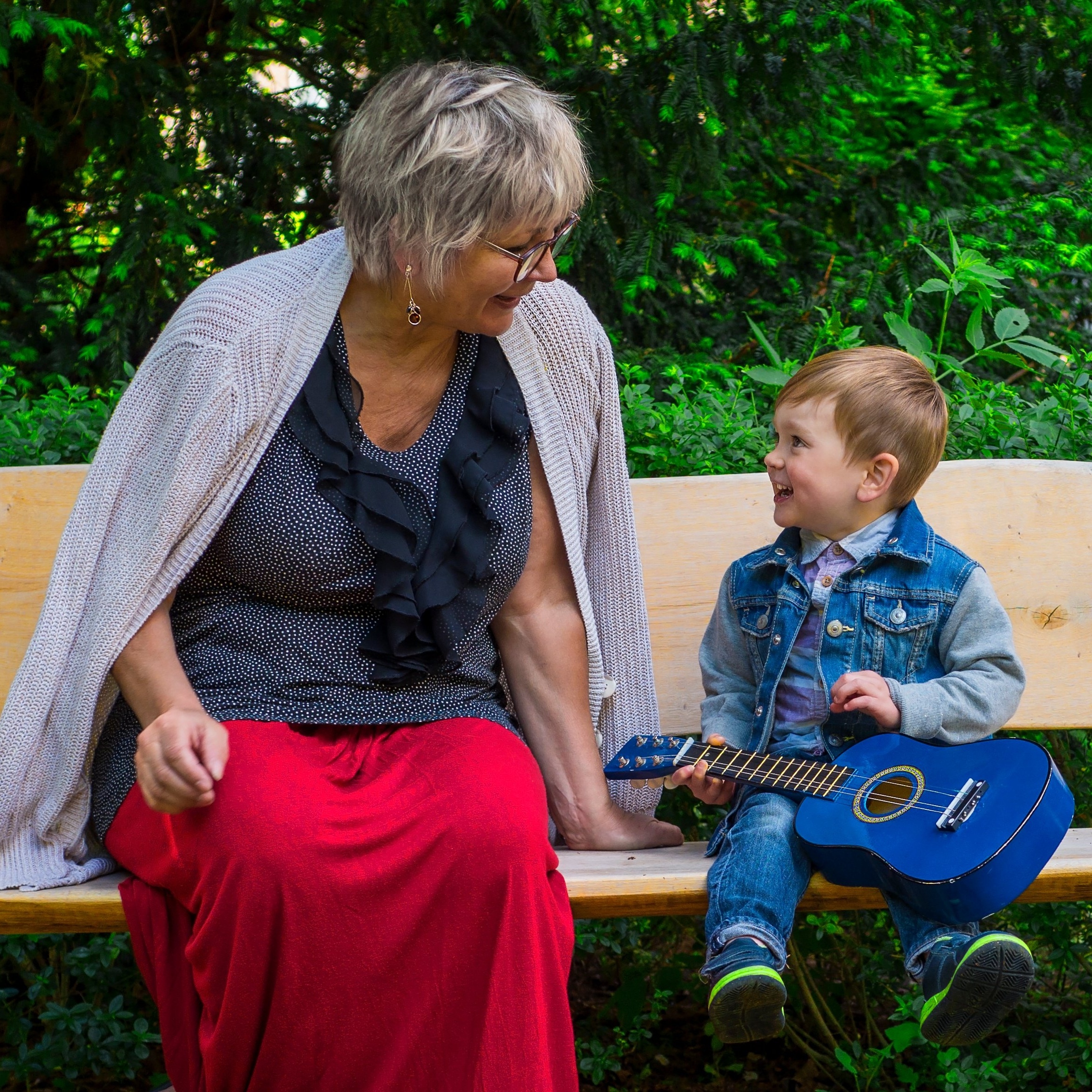 grandma and grandson