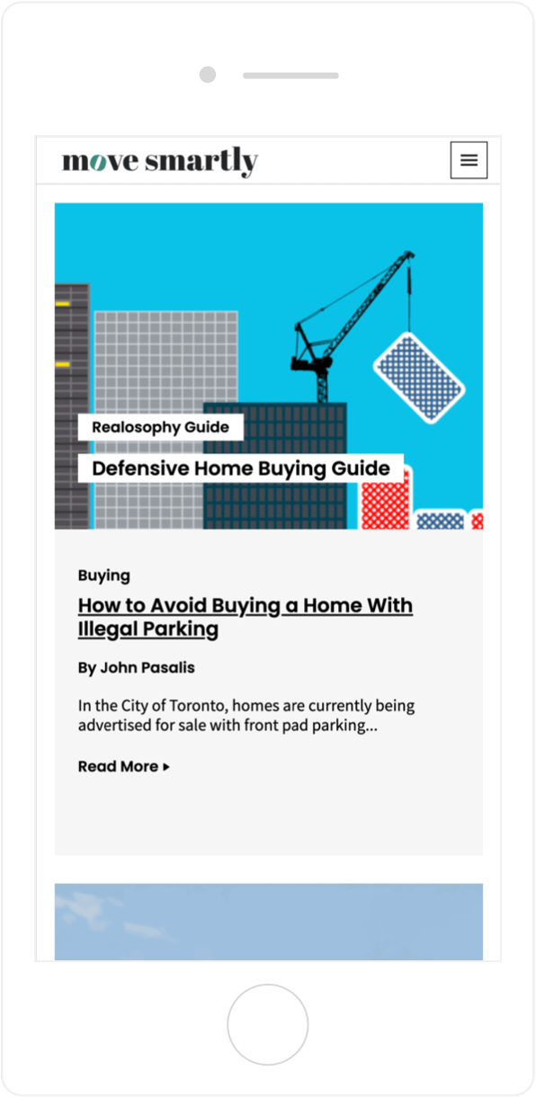 MoveSmartly mobile website 1
