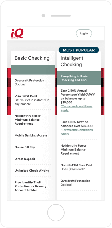 iQ Credit Union mobile